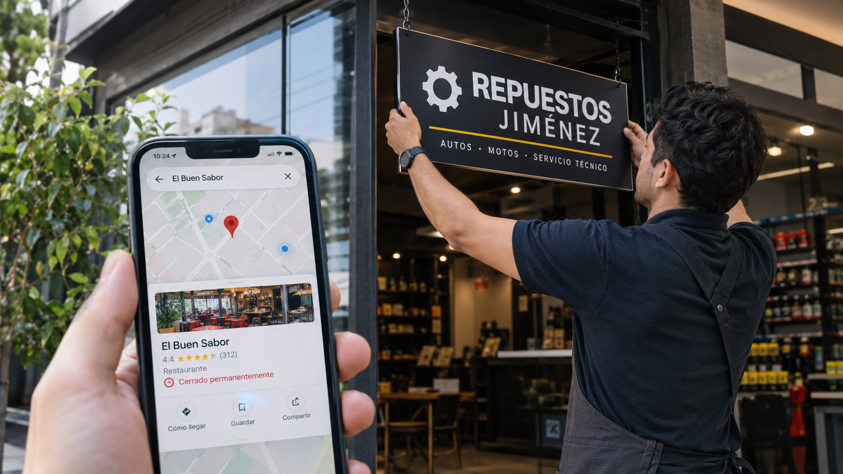 El negocio anterior sigue en Google Maps: dalo de baja y pon el tuyo